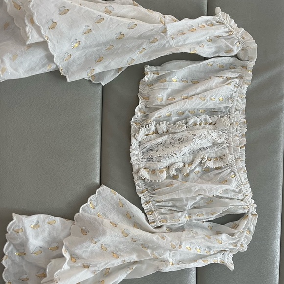 Sunday st tropez white metallic set one size - Picture 5 of 7